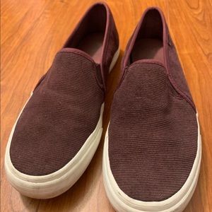 Keds Maroon Slip Ons